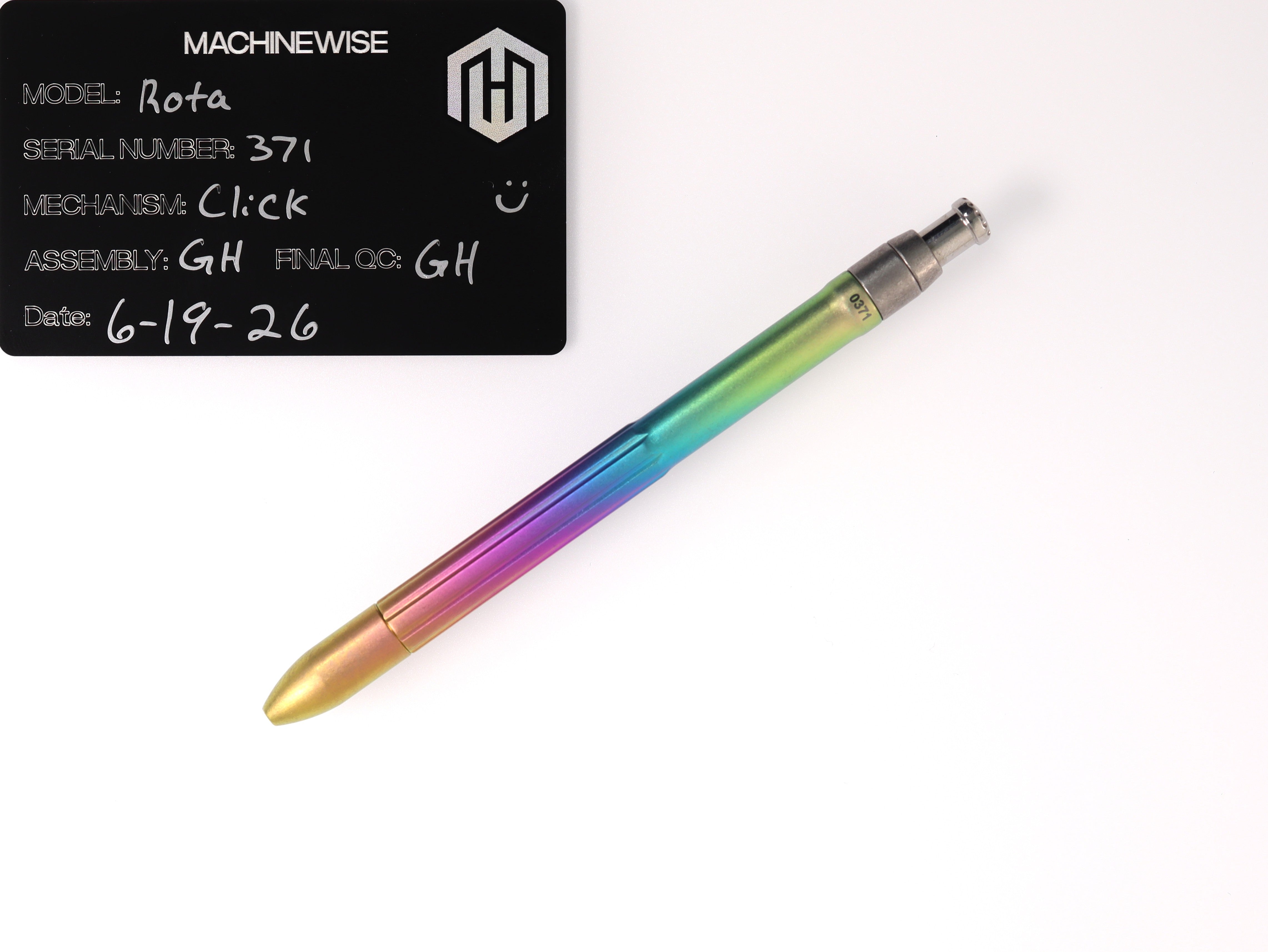 MachineWise ROTA Titanium Pen EDC