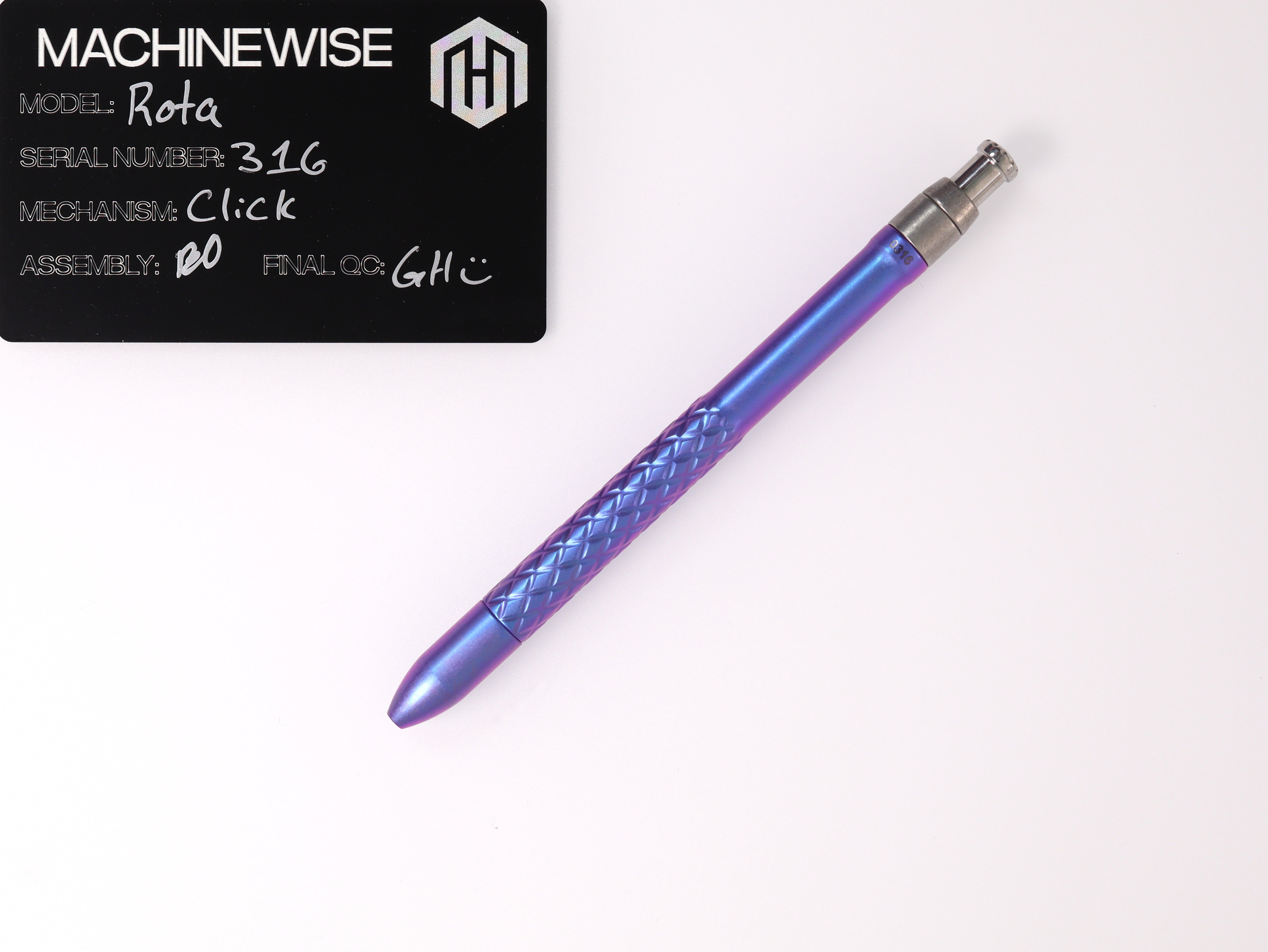MachineWise ROTA Titanium Pen EDC