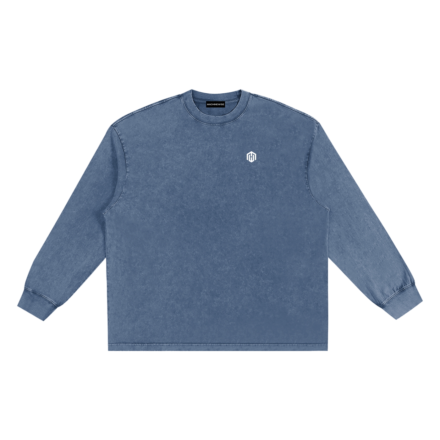 Snow Washed Frayed Edge T-Shirt